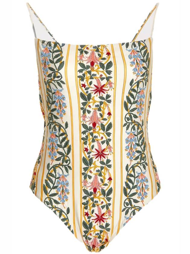 CAOBA FLORAL EMBROIDERED ONE PIECE SWIMSUIT