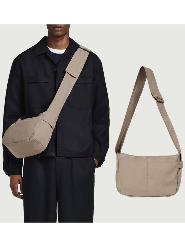 코스 가방 남성 나일론 스몰 숄더 백 베이지