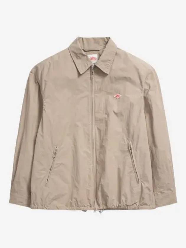 단톤 나일론 집 블루종 베이지 Danton Nylon Zip Blouson Beige