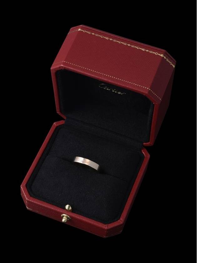 까르띠에 여성 까르띠에 인그레이빙 웨딩 반지 - 16호