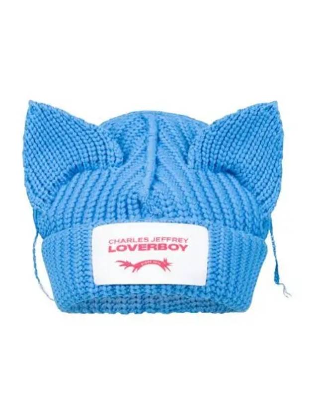 찰스 제프리 러버보이 청키 이어 비니 블루 Charles Jeffrey Loverboy Chunky Ears Beanie Blue