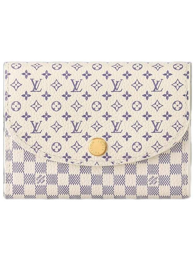 루이비통 로잘리 코인 퍼스 다미에 아주르 M25745