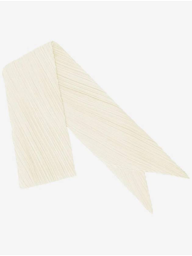 플리츠 플리즈 이세이 미야케 베이직 스카프 화이트