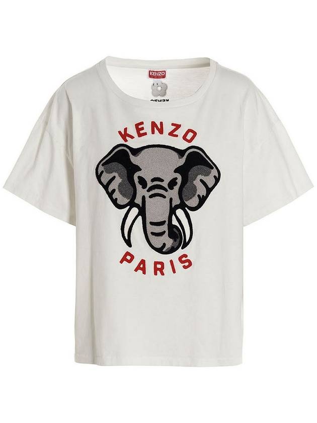 Kenzo Logo embroidery T-shirt