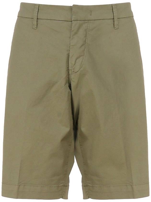 Fay Slim Fit Bermuda Shorts In Gabardine