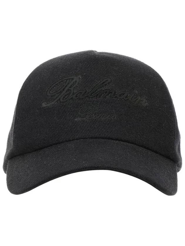 Balmain 로고 시그니처 자수 캡 EH1XA231CD29_EAP