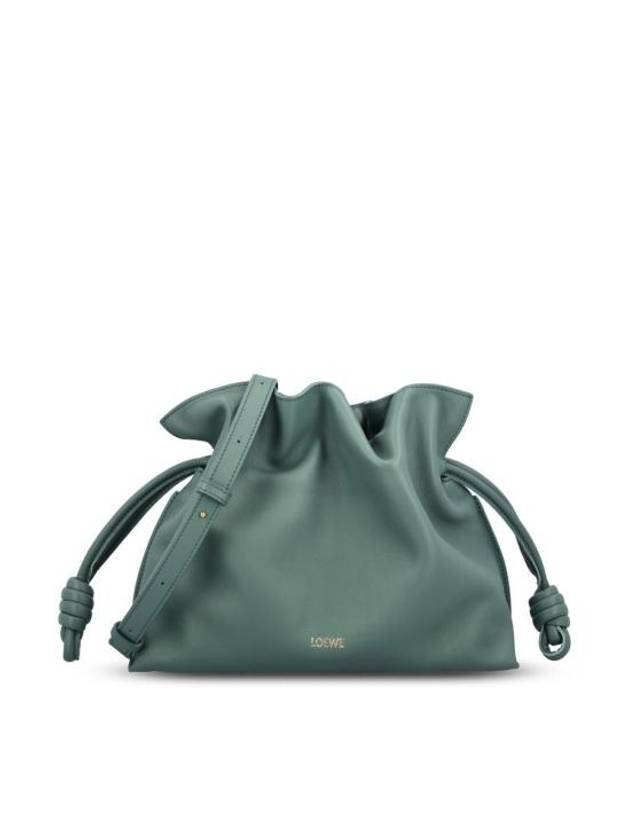 로에베 플라멩코 미디엄 클러치 백 그린