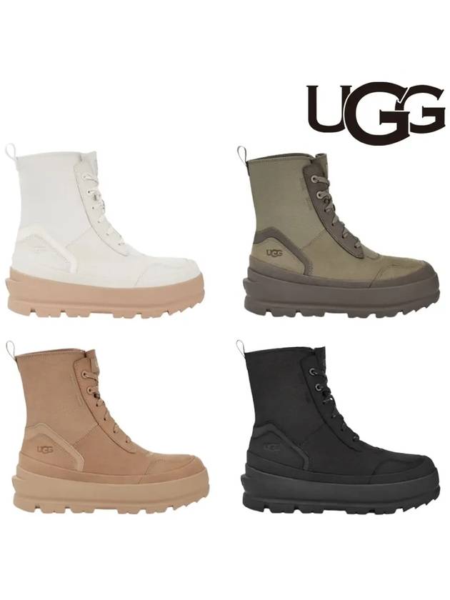 어그 UGG 여성용 러그 스니커즈 미국 부츠 신발 블랙 화이트 베이지 카키