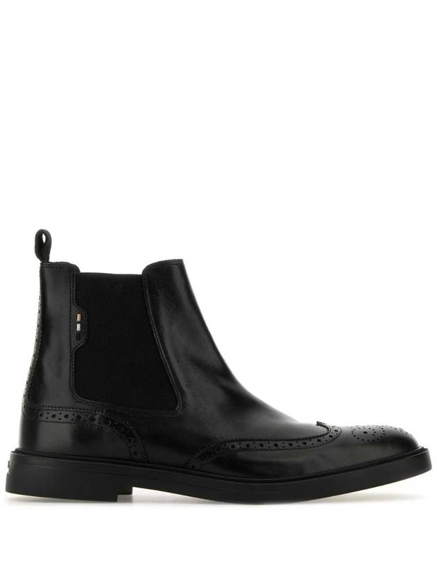 BOSS Black leather Calev ankle boots 50529227 001