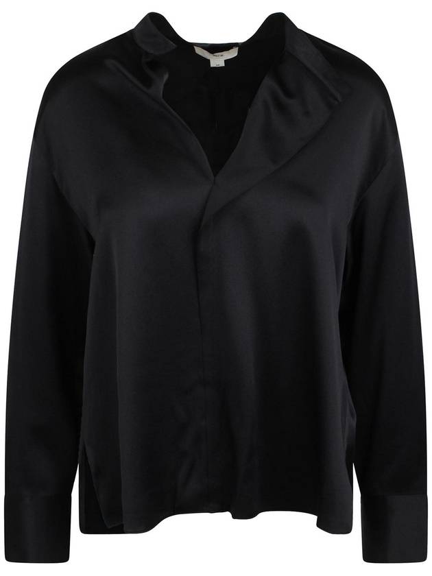 Vince Draped Silk Shirt