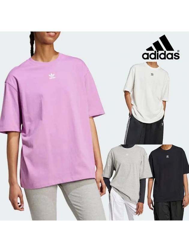 아디다스 반팔 여성 스타일 트레포일 탑 티셔츠 4컬러