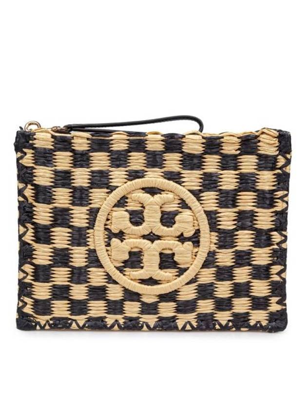 25SS 토리버치 클러치 파우치 166393 888 BLACK NATURAL