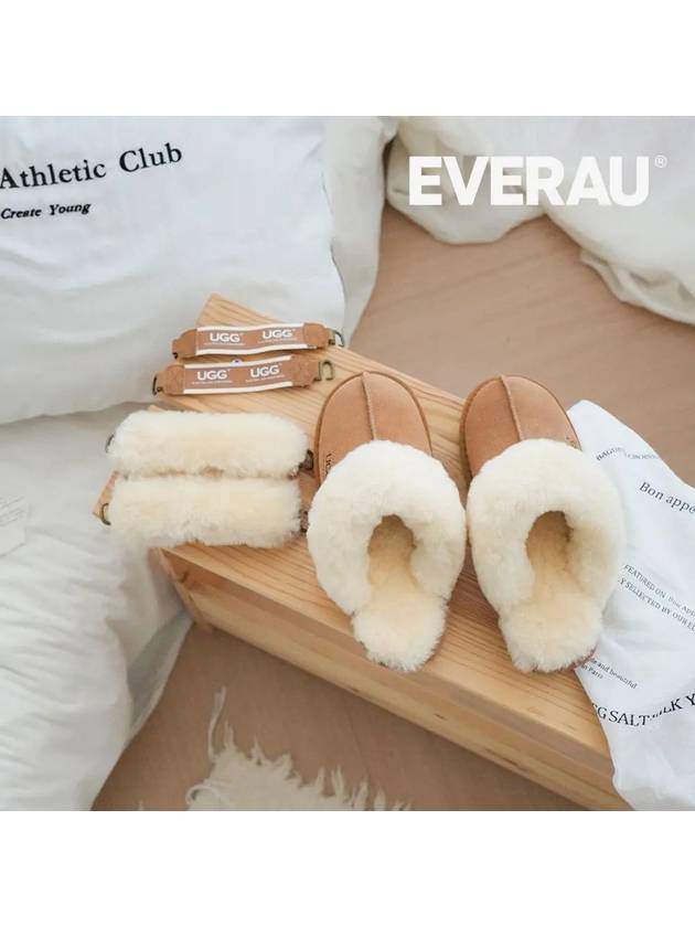 에버어그 머핀 플러피 스트랩 슬리퍼 CHESTNUT AS2082 발란
