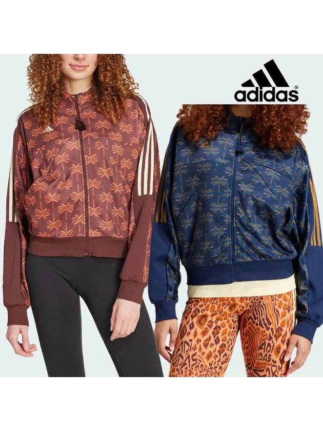 아디다스 바람막이 여성 팜리오 티로 탑 재킷 헤이지카퍼 다크블루