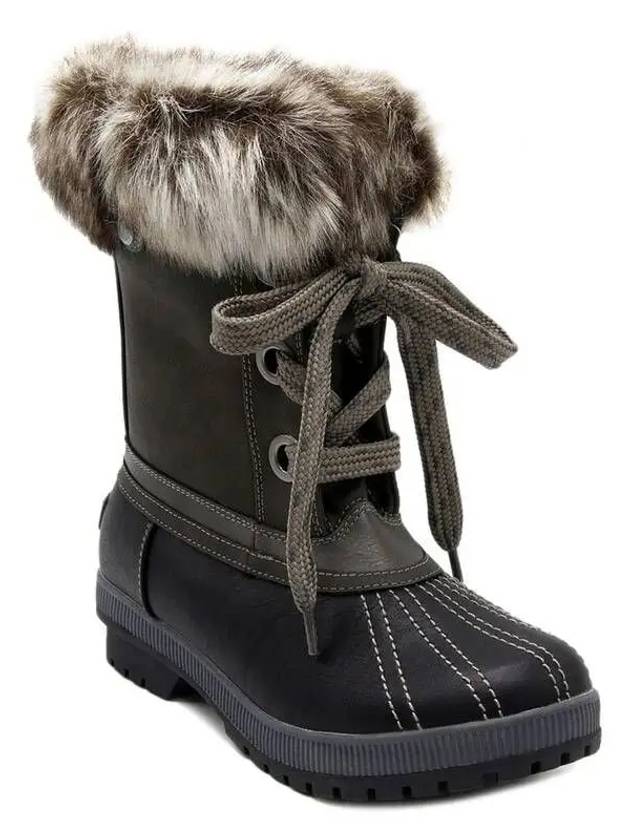 4230805 London Fog Milly Womens Faux Leather Cold Weather Winter & Snow Boots