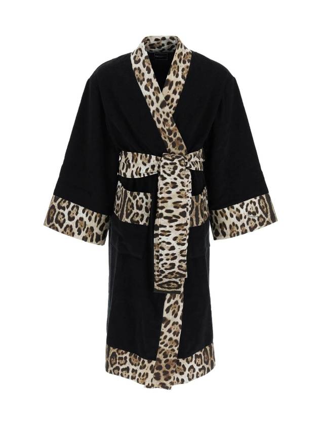 돌체 앤 가바나 레오 프린트 BATHROBE 돌체 GABBANA TCF010 TCAGO UL002 B0230276624