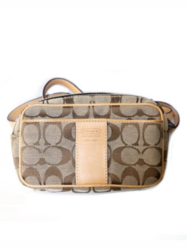 코치 모노그램 힙색 바디백 벨트백