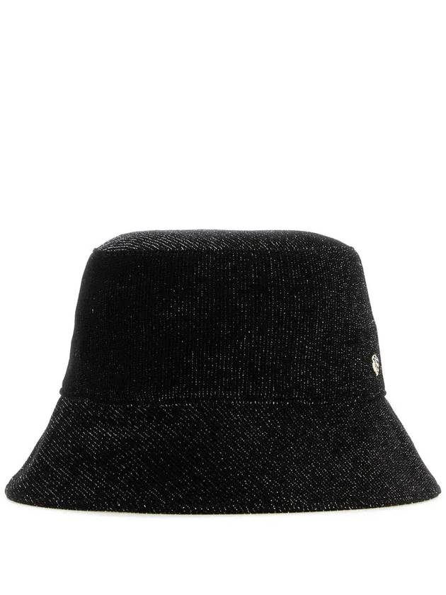 헬렌 카민스키 플로렌스 메탈릭 벨벳 버킷 햇 HAT51625_BLACKSPARKLE