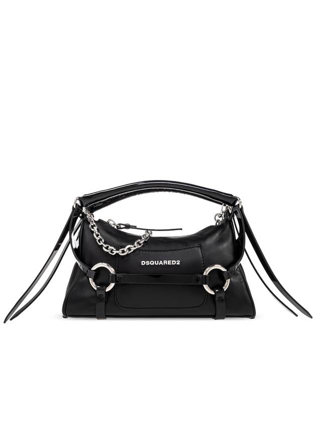 25SS 디스퀘어드2 여성 토트 백 Dsquared2 Handbag With Logo  Women's  Black