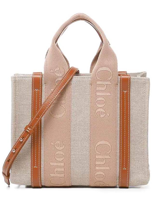 Chloe' Woody Bag In Linen