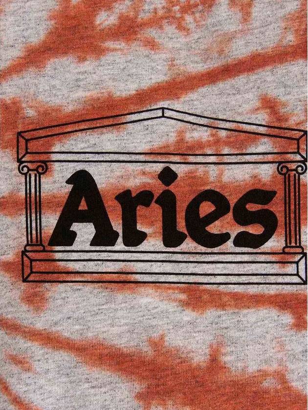 에이리스 타이 다이 로고 프린트 크루넥 티셔츠 Aries Tie Dye Logo Print Crewneck T Shirt