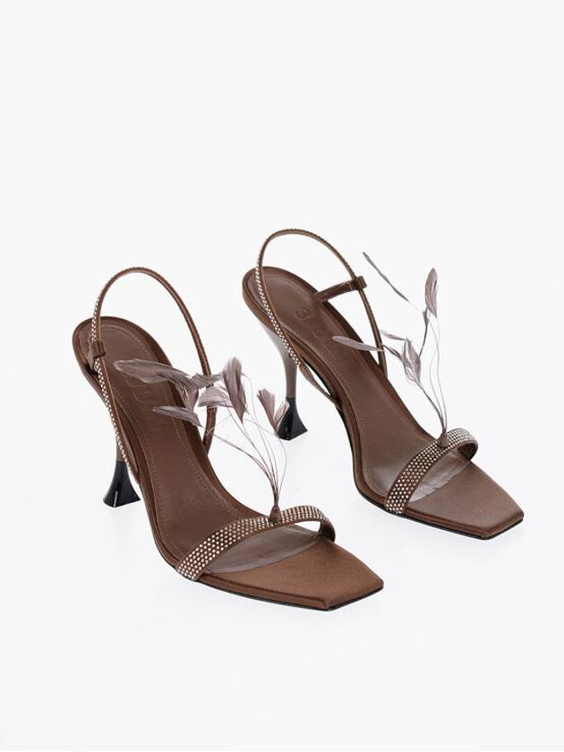 3주인 여성 샌들 힐