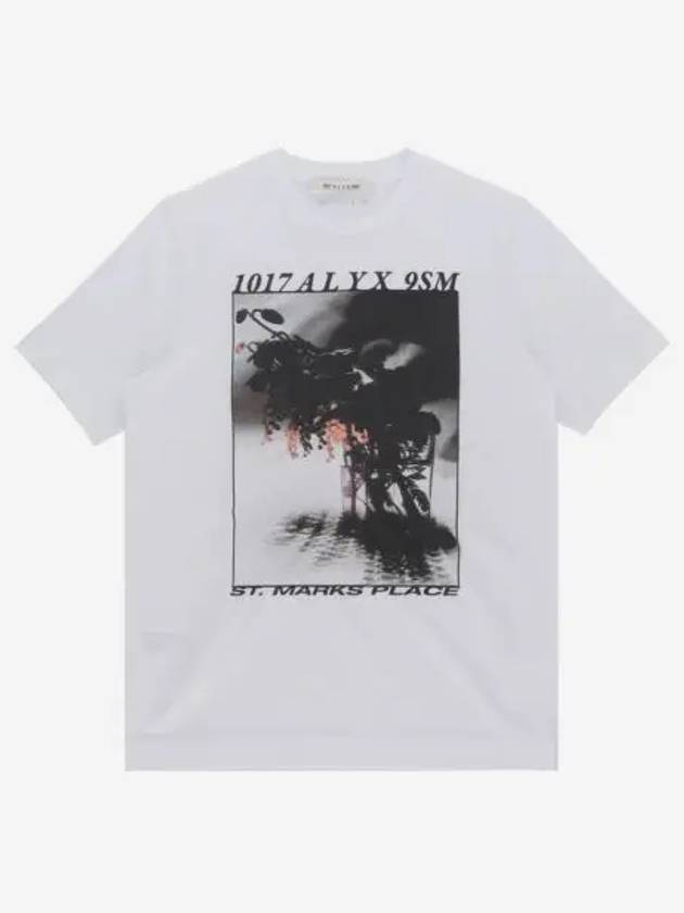 1017 알릭스 9SM 아이콘 플라워 숏슬리브 티셔츠 화이트 1017 Alyx 9SM Icon Flower S S T Shirt White