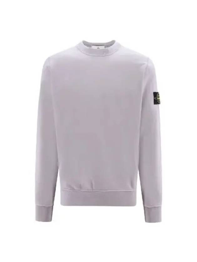 스톤 아일랜드 63051 코튼 플리스 가먼트 다이드 스웨트셔츠 그레이 24SS Stone Island 63051 Cotton Fleece Garment Dyed Sweatshirt Grey 24SS