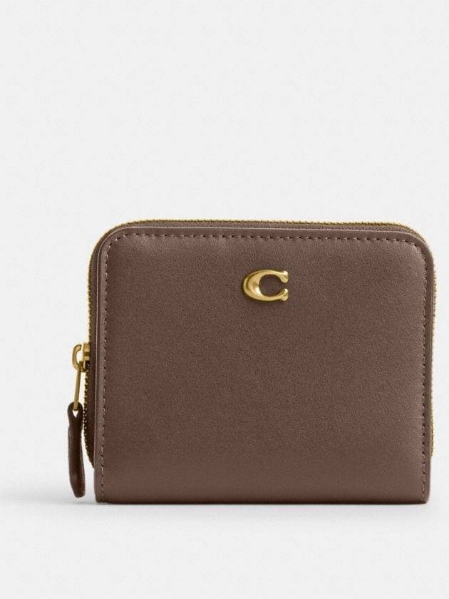 코치 빌폴드 월렛 여성 반지갑  Brass/Dark Stone