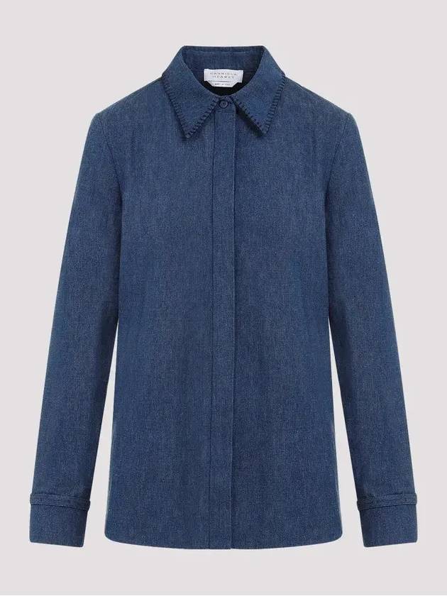 가브리엘라 허스트 스티치 디테일 셔츠 4241178T120_DNMDENIM