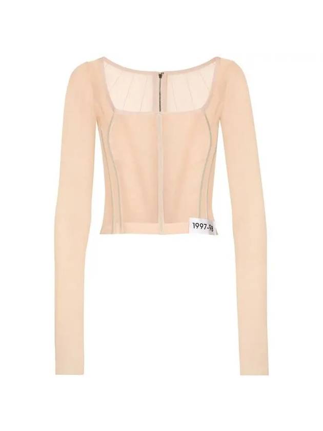 FW23 돌체앤가바나 시스루 코르셋 탑 F773AT FUAA1