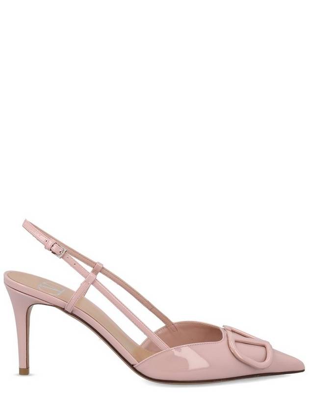 Valentino VLogo 시그니처 포인티드 토 슬링백 펌프스