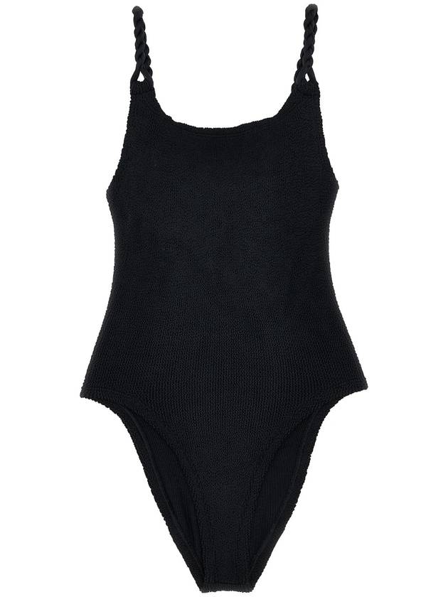 HUNZA G 'Camille Swim' one piece swimsuit CAMILLESWIMBLACK