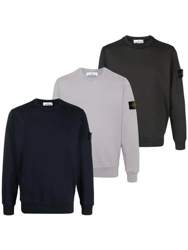 24 스톤아일랜드 와펜 패치 남성 코튼 플리스 맨투맨 801563051