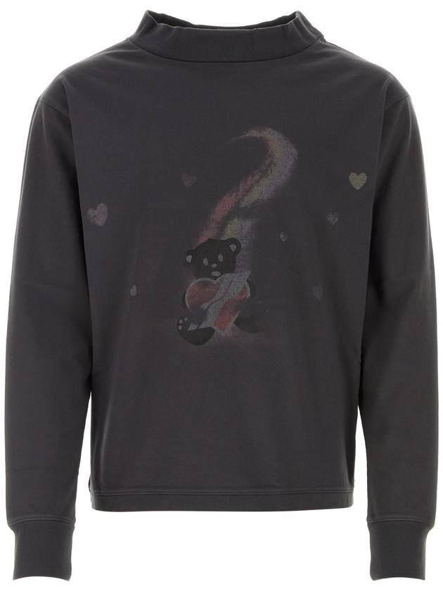 We11done - Charcoal cotton t-shirt