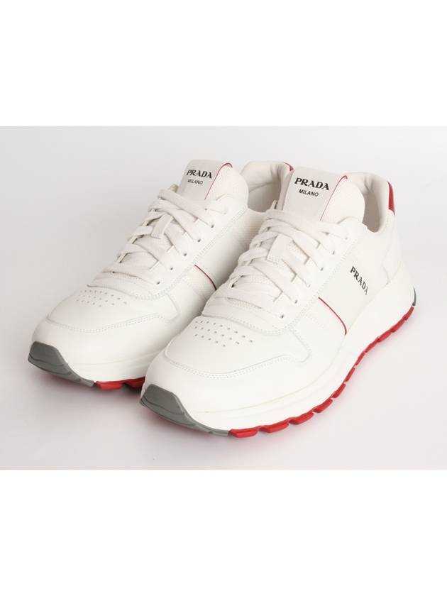 프라다 프락스 스니커즈 화이트&레드 9 280