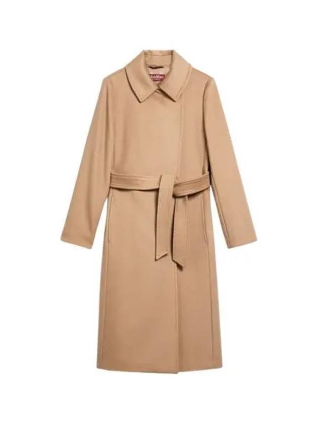 W 막스마라 스튜디오 콜라그 울 로브 style 코트 카멜 W Max Mara Studio Bcollag Wool Robe Style Coat Camel