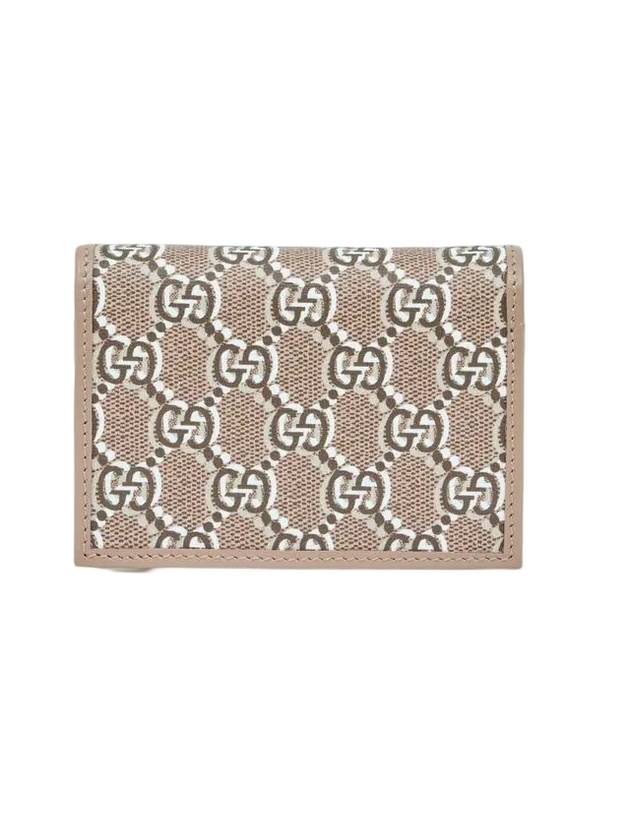 구찌 GG 바이폴드 중지갑 베이지