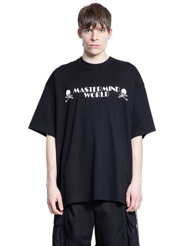 MASTERMIND WORLD MAN BLACK T-SHIRTS & TANK TOPS