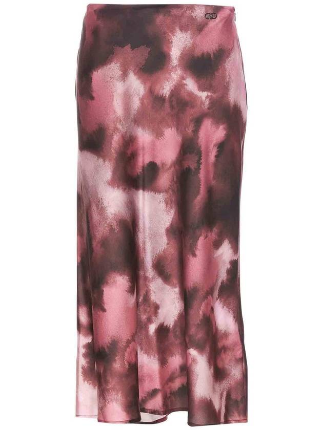 Liu Jo Printed Twill Skirt