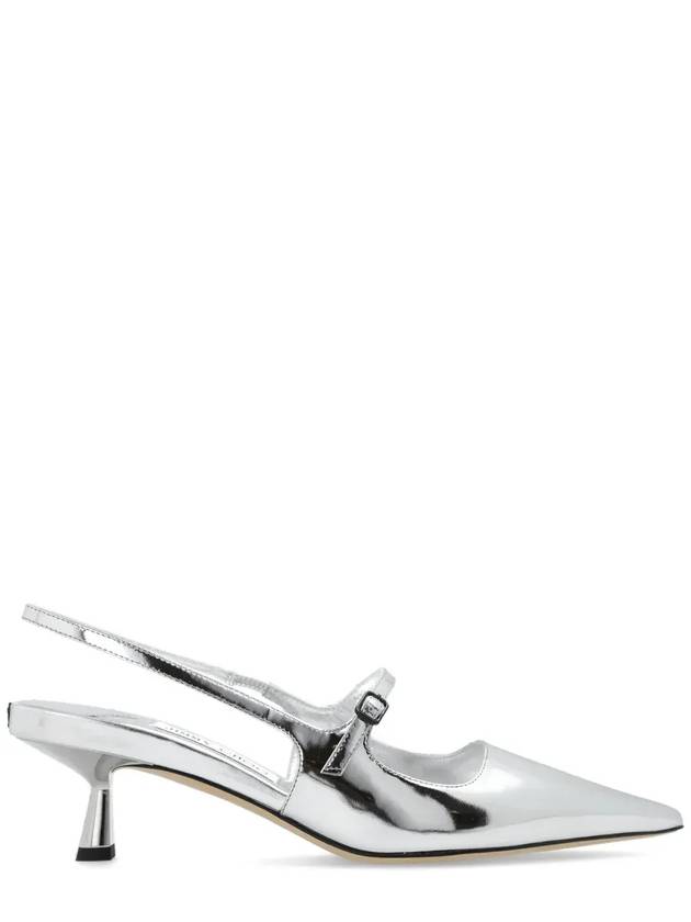 Jimmy Choo 디디 45 포인티드 토 슬링백 펌프스 DIDI45QUIQUI_SILVER