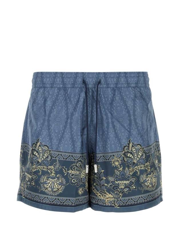 ETRO MRPB000299SPSA5 X0883 프린트 폴리에스테르 수영 반바지