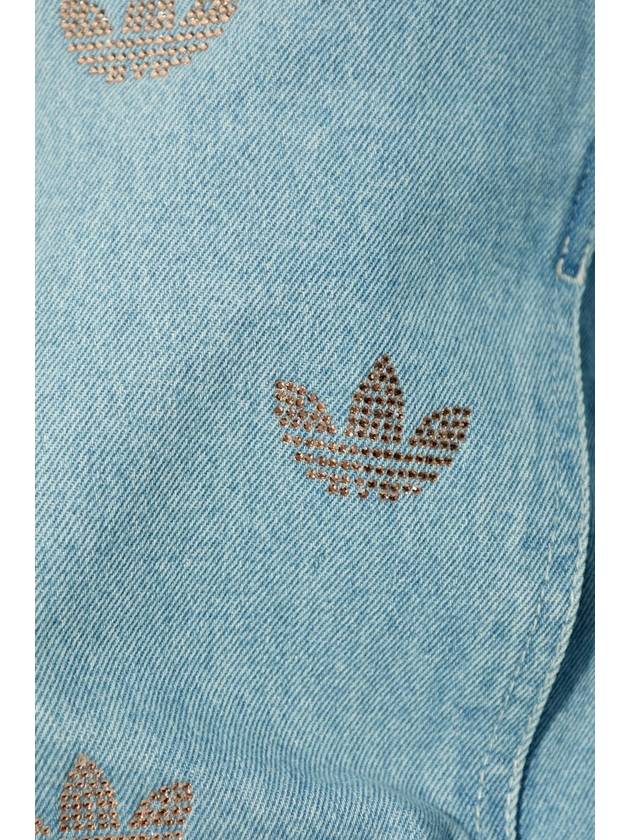 아디다스 오리지널 데님 엠벨리시드 재킷 Adidas Originals Denim Embellished Jacket