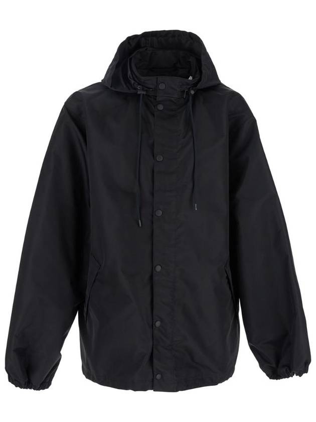 발렌시아가 백로고 윈드브레이커 블랙