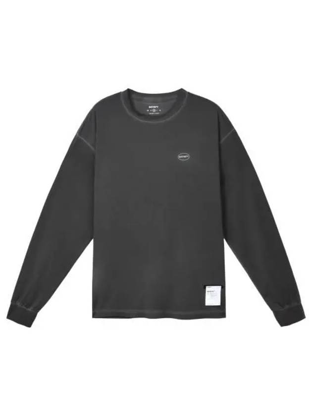 새티스파이 아우라라이트 롱 티셔츠 블랙 피그먼트 Satisfy Auralite Long T Shirt Black Pigment