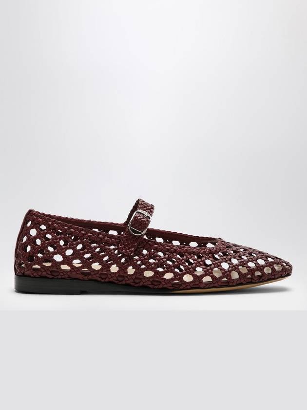Woven Red Mary Jane Ballerina