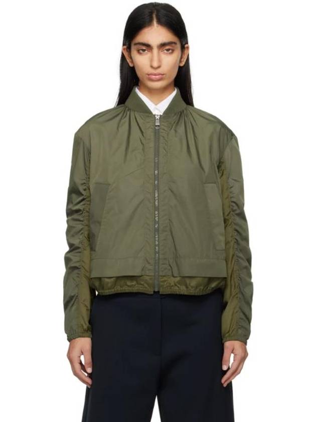 보스 카키 패널 보머 재킷 306 Dark Green