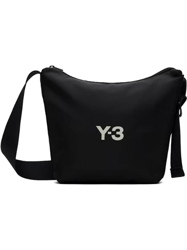 Black Nylon Crossbody Pouch 251138M170002