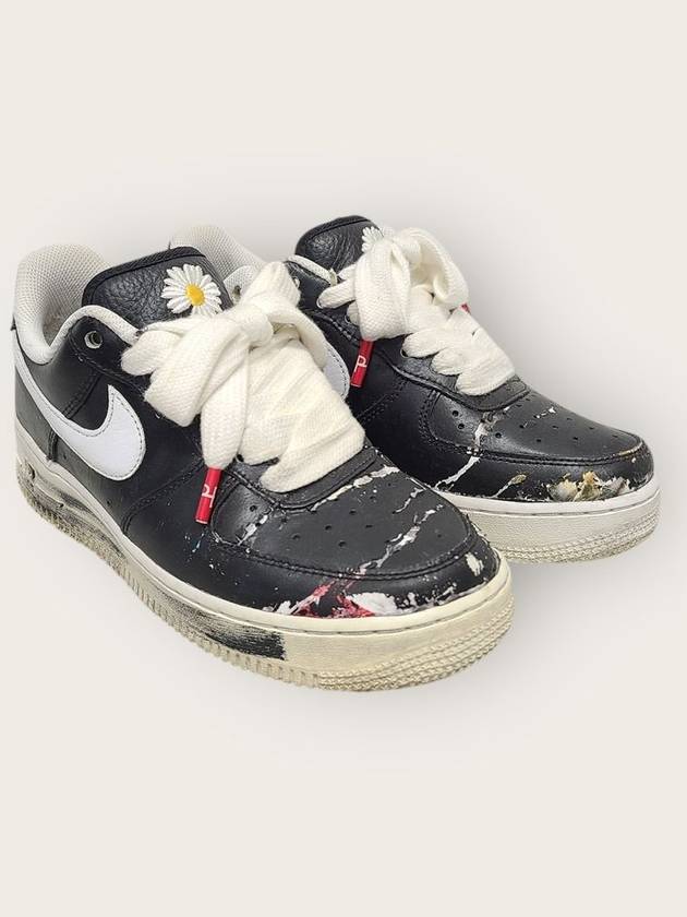 나이키 X 피스마이너스원 블랙 에어포스1 스니커즈 245