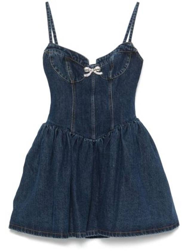 25SS 셀프 포트레이트 미디 원피스 SS25805SBL BLUE Blue